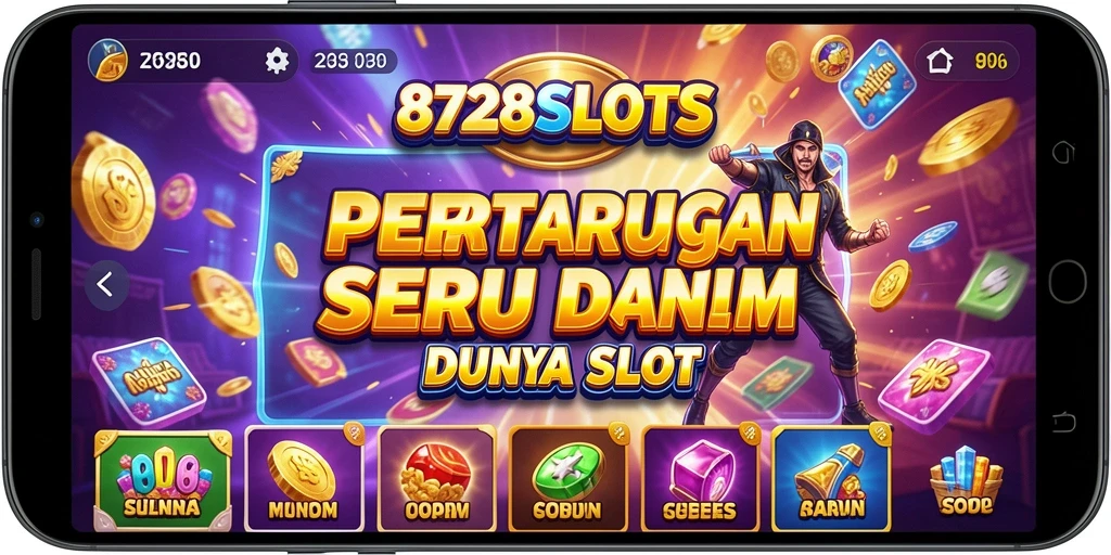Gameplay aksi seru dengan putaran slot yang mendebarkan.