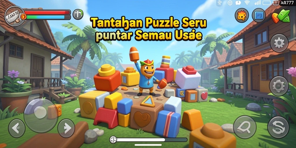 Tampilan gameplay AN777 yang menarik dan menantang teka-teki.