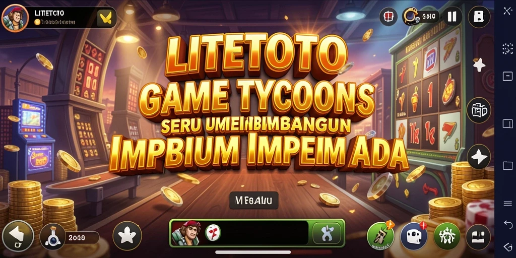 Screenshot utama LITETOTO menampilkan gameplay Tycoon yang menegangkan dan menyenangkan.