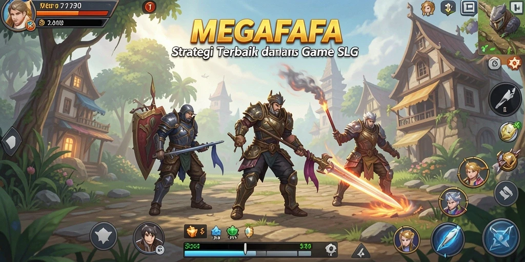 Tampilan gameplay <strong>MEGAFAFA</strong> yang menegangkan dan penuh strategi.