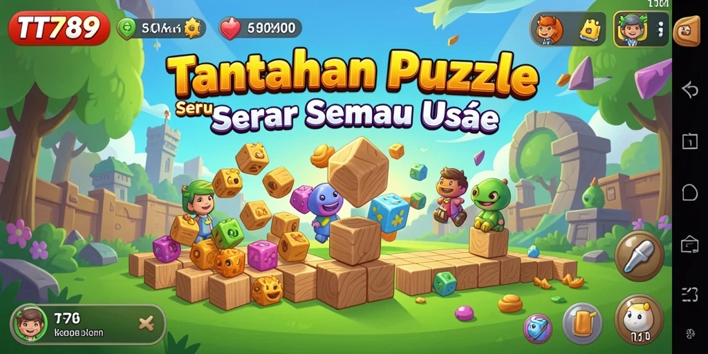 Tampilan menarik dari gameplay TT789 saat menyelesaikan puzzle.