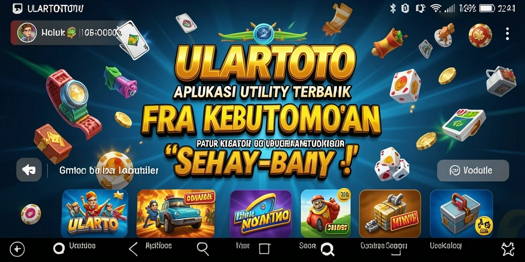 Tampilan antarmuka ULARTOTO yang sederhana dan mudah dipahami.